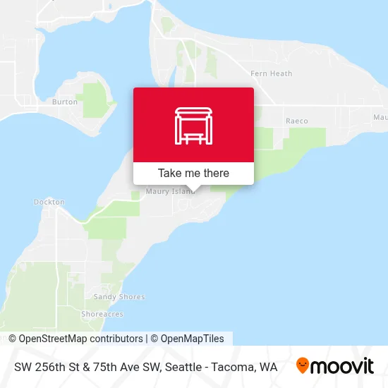 SW 256th St & 75th Ave SW map