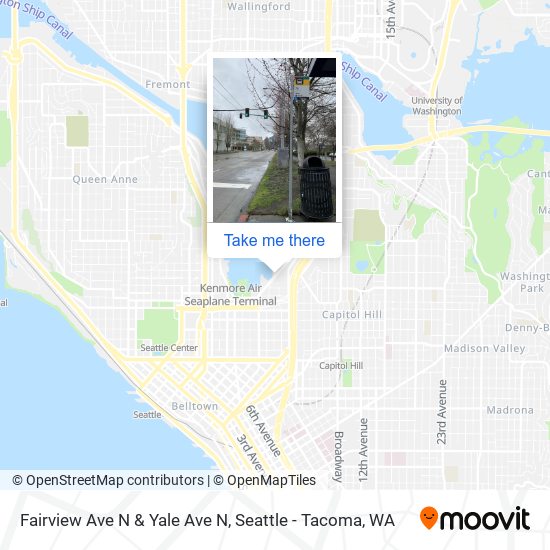Mapa de Fairview Ave N & Yale Ave N