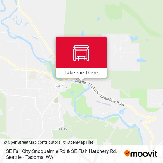 Mapa de SE Fall City-Snoqualmie Rd & SE Fish Hatchery Rd