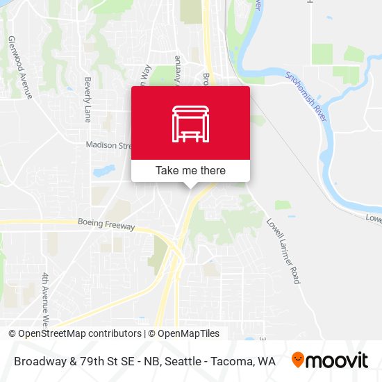 Mapa de Broadway & 79th St SE - NB