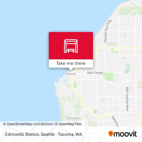 Mapa de Edmonds Station