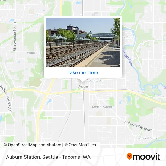 Auburn Station map