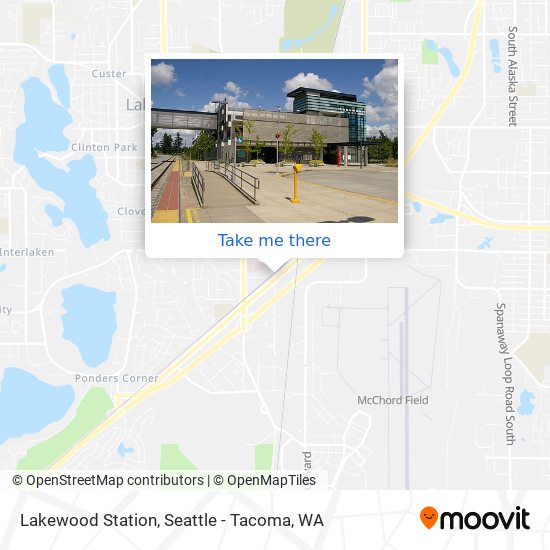Lakewood Station map