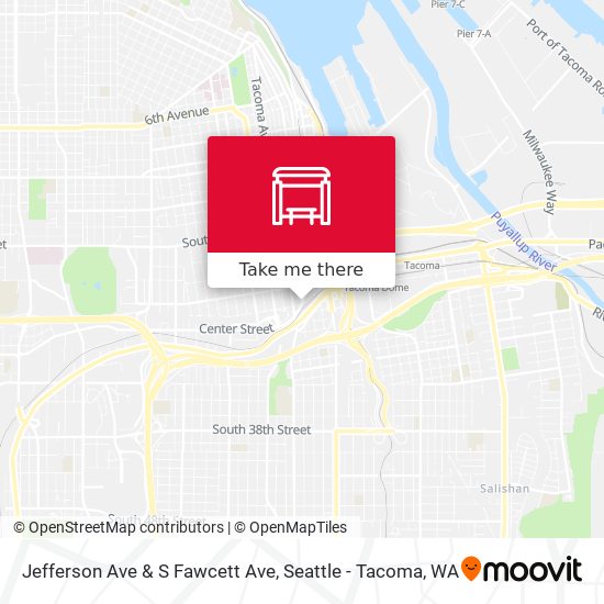 Mapa de Jefferson Ave & S Fawcett Ave