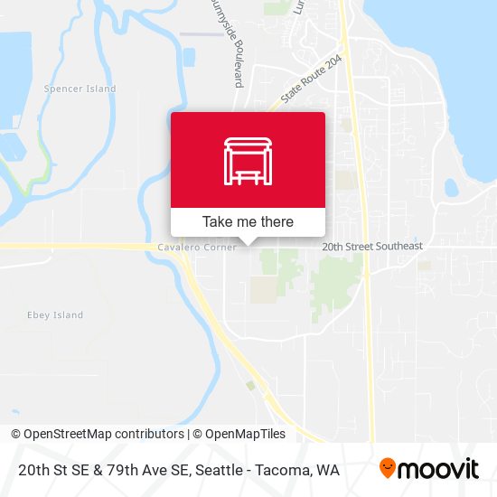 20th St SE & 79th Ave SE map