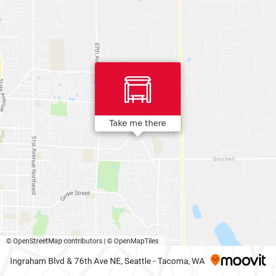 Mapa de Ingraham Blvd & 76th Ave NE