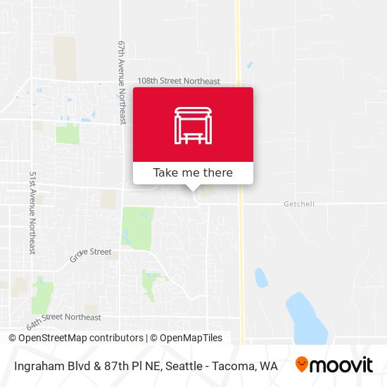 Mapa de Ingraham Blvd & 87th Pl NE
