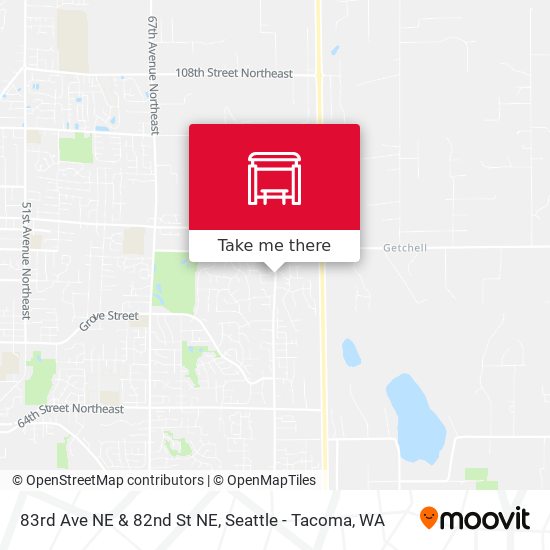 Mapa de 83rd Ave NE & 82nd St NE