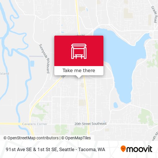 Mapa de 91st Ave SE & 1st St SE