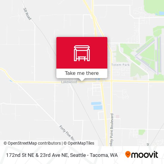 172nd St NE & 23rd Ave NE map