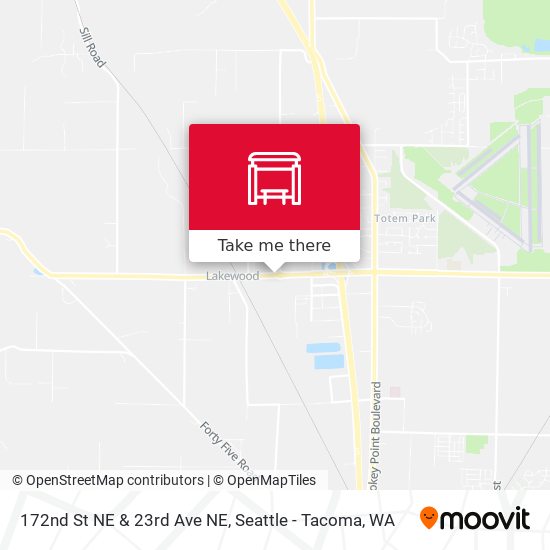 172nd St NE & 23rd Ave NE map