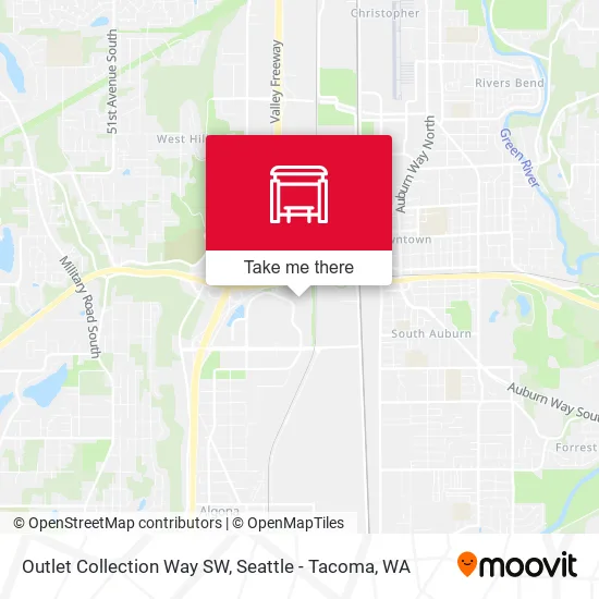 Mapa de Outlet Collection Way SW