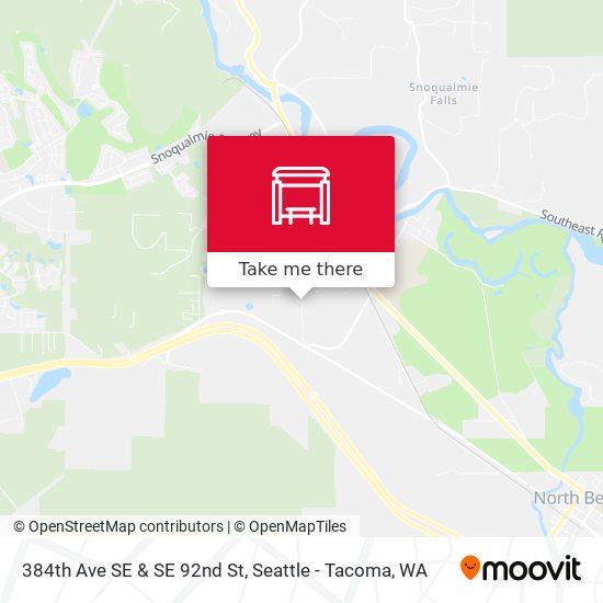 Mapa de 384th Ave SE & SE 92nd St