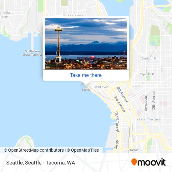 Mapa de Seattle