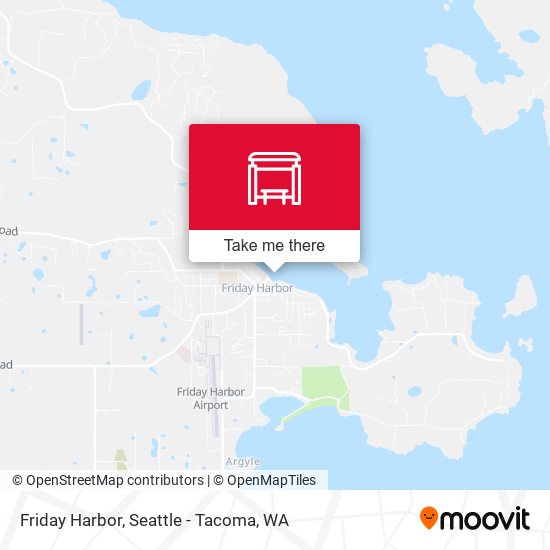 Friday Harbor map