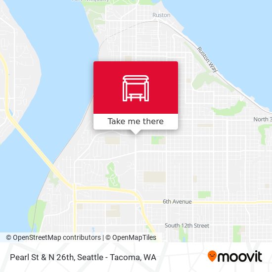 Pearl St & N 26th map