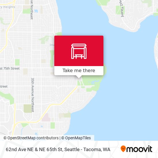 62nd Ave NE & NE 65th St map