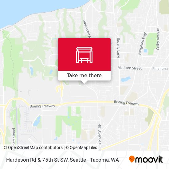 Hardeson Rd & 75th St SW map