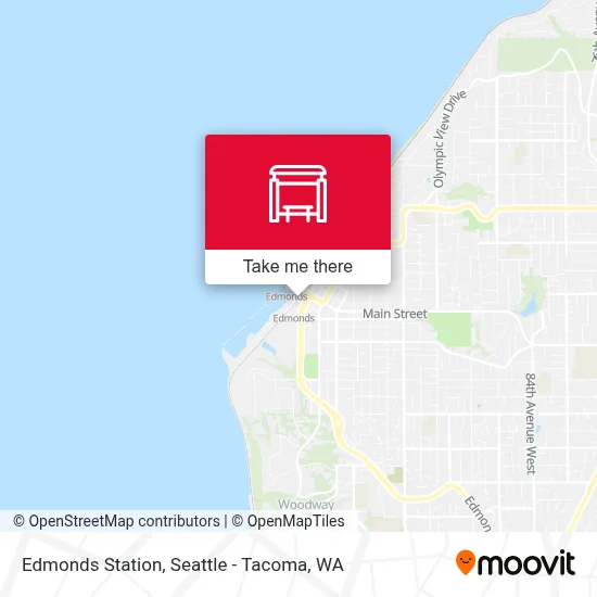 Edmonds Station map