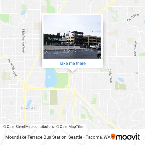 Mapa de Mountlake Terrace Bus Station