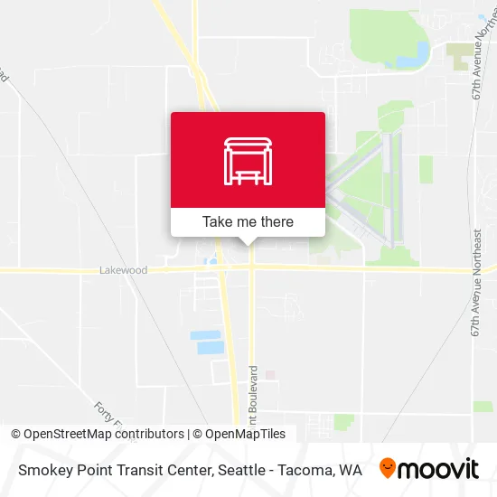 Mapa de Smokey Point Transit Center
