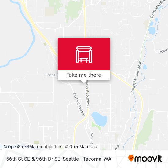 56th St SE & 96th Dr SE map