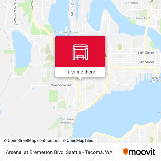 Mapa de Arsenal at Bremerton Blvd