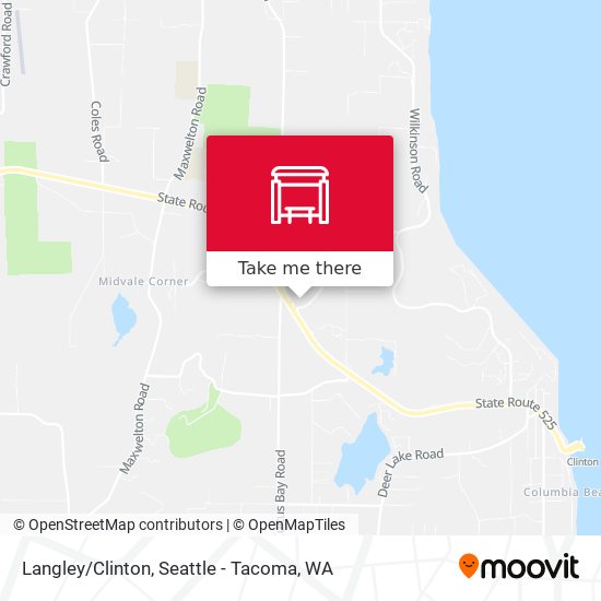 Langley/Clinton map
