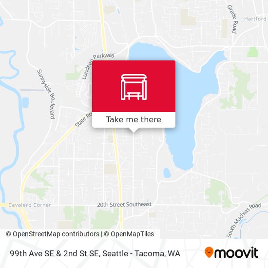 Mapa de 99th Ave SE & 2nd St SE