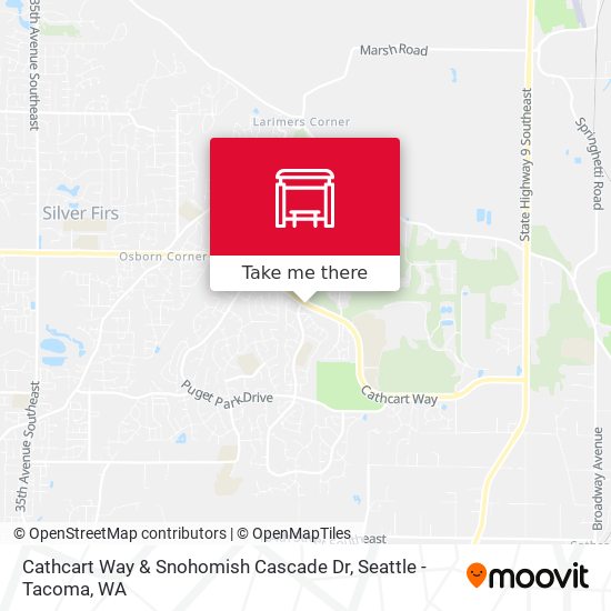 Mapa de Cathcart Way & Snohomish Cascade Dr