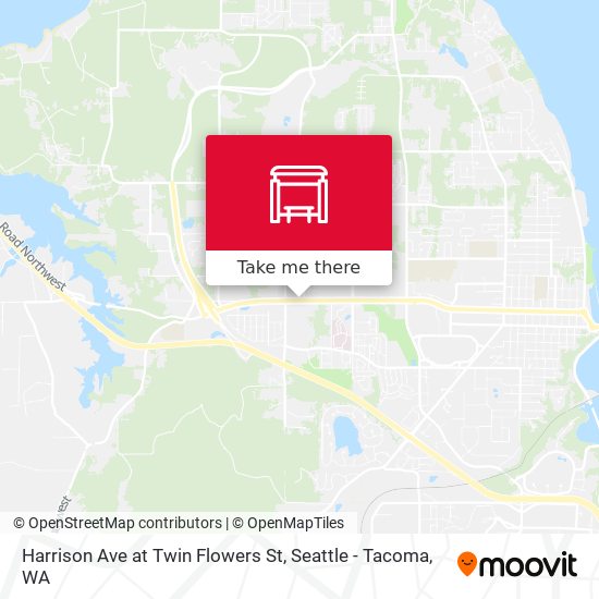 Harrison Ave at Twin Flowers St map