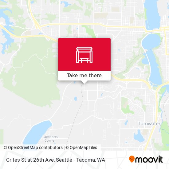 Mapa de Crites St at 26th Ave