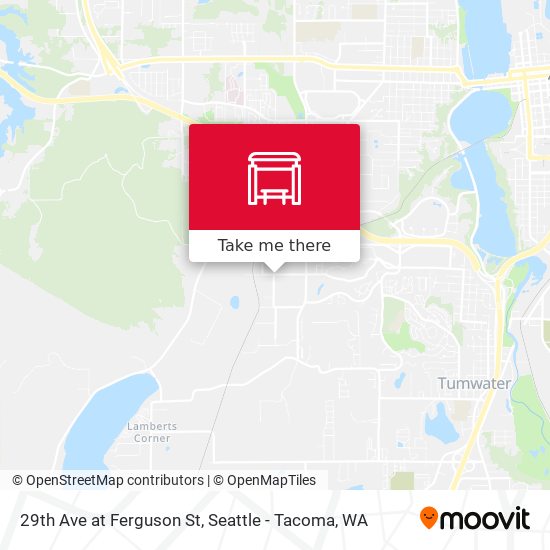 29th Ave at Ferguson St map