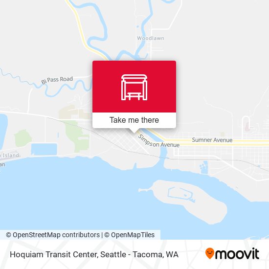 Hoquiam Transit Center map