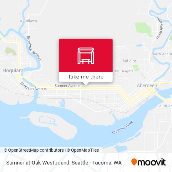 Mapa de Sumner at Oak Westbound