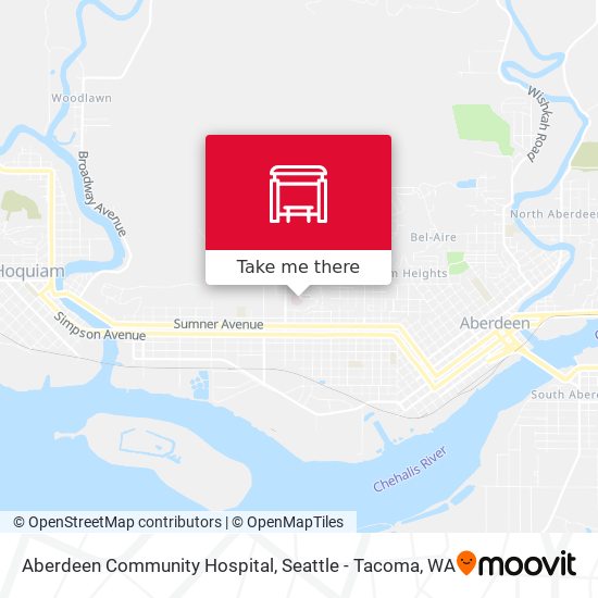 Aberdeen Community Hospital map