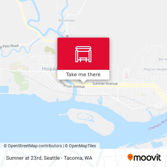 Sumner at 23rd map