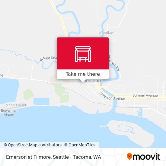 Emerson at Filmore map