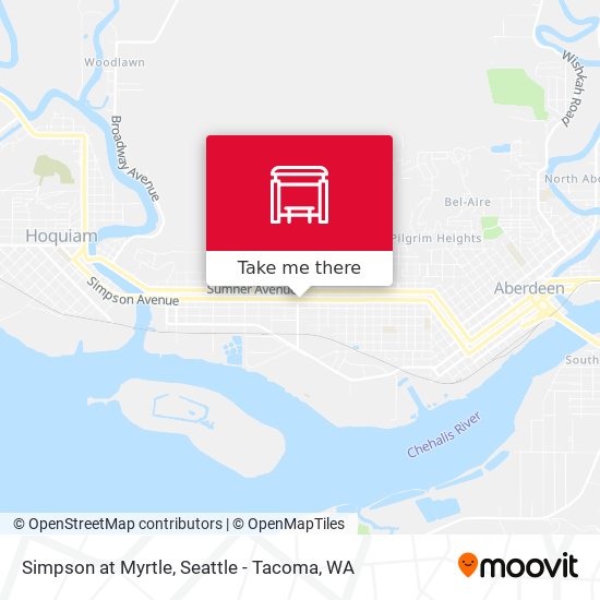 Simpson at Myrtle map