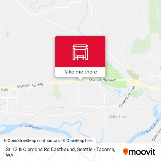 Sr 12 & Clemons Rd Eastbound map