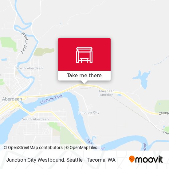 Junction City Westbound map