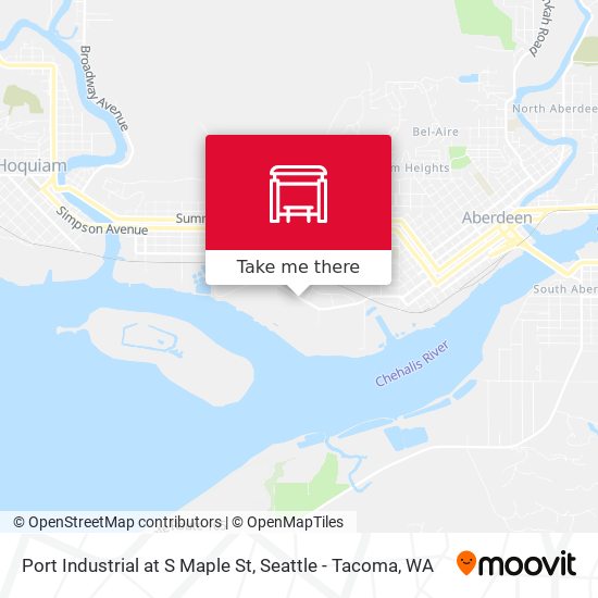 Port Industrial at S Maple St map
