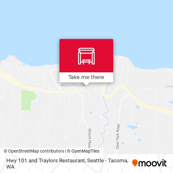 Mapa de Hwy 101 and Traylors Restaurant