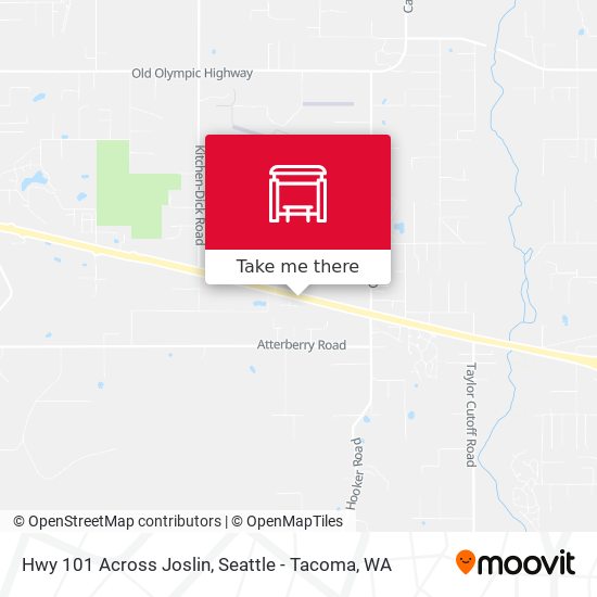 Hwy 101 Across Joslin map