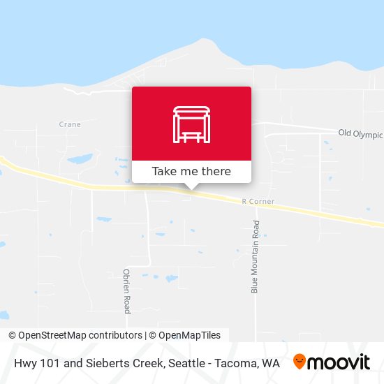 Mapa de Hwy 101 and Sieberts Creek