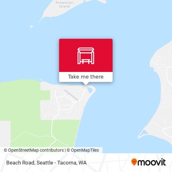 Beach Road map
