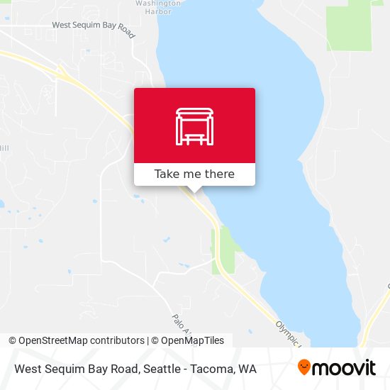 Mapa de West Sequim Bay Road
