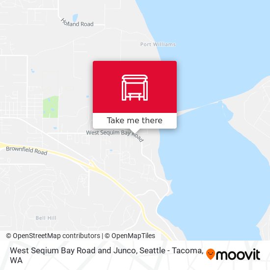 West Seqium Bay Road and Junco map