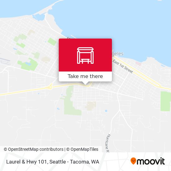 Laurel & Hwy 101 map