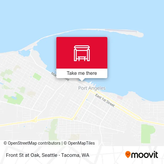 Mapa de Front St at Oak
